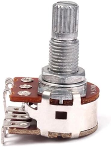 Toddmomy Mn25K 25K Ohm Linear Taper Rotary Potentiometer Dual Deck with Solder Lugs for Guitar Audio Control Knob Replacement in Saudi Arabia