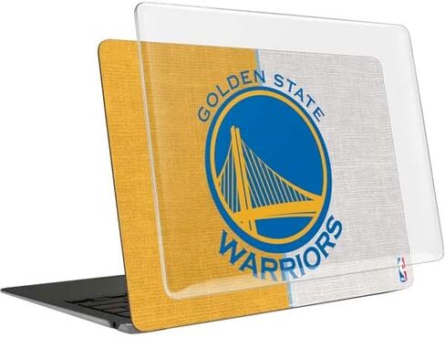 حافظة Skinit + غلاف متوافق مع جهاز MacBook Air 13in (2020) - تصميم قماشي مرخص رسميًا من NBA Golden State Warriors in Saudi Arabia