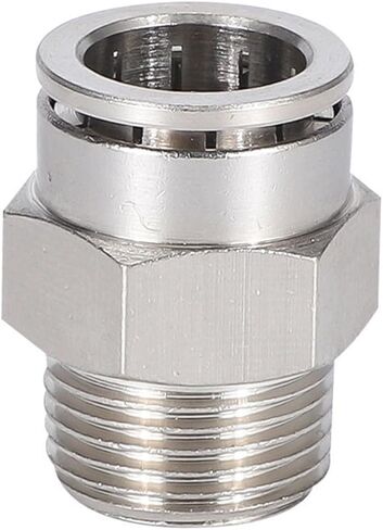 Pneumatic Connector PC8-02 Quick Plugs Straight Tracheal Bent 1Pcs(全铜PC6-M5) in Saudi Arabia