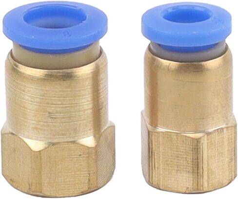 PCF Blue Cap Internal Thread Straight Joint Inner Screw Copper Hose Pneumatic Air Pipe Quick Insert 1Pcsd(PCF16-03) in Saudi Arabia
