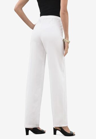 Roamans Women's Plus Size Classic Bend Over Pant Pull On Slacks in Saudi Arabia
