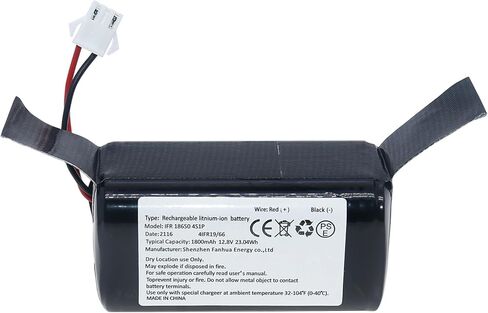 بطارية بديلة لـ OKP Life K2 K3 K5 K5 Pro وLefant M210 M210 Pro M210B M210P M213 M213S مكنسة كهربائية روبوتية - 12.8 فولت 1800 مللي أمبير LiFeO4 in Kuwait