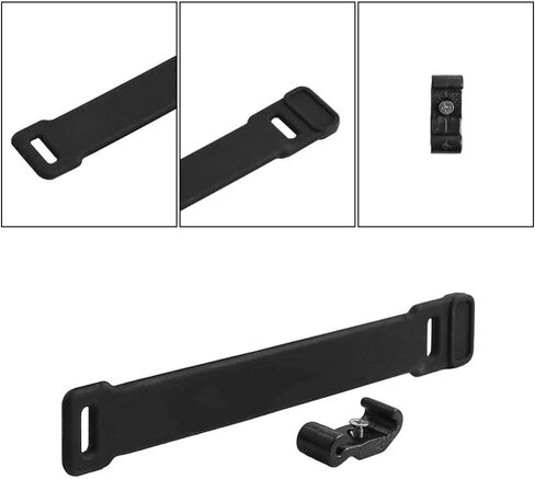 حزام قفل أمان مع دعامة خطاف مناسب للسكوتر الكهربائي INOKIM OXO OX، ملحقات سكوتر بحزام مشترك قابل للطي باللون الأسود in Saudi Arabia