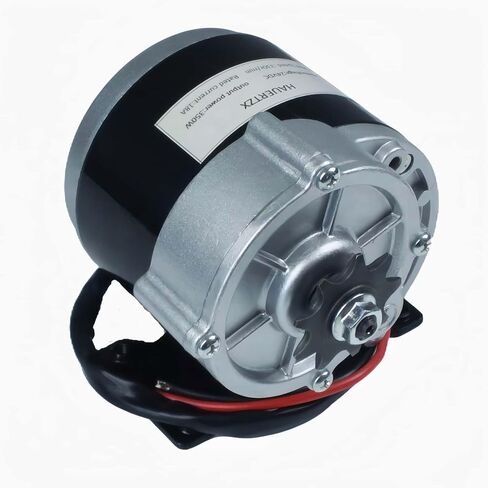 24V 350W Gear Reduction Electric Motor with 9 Tooth Sprockets for Small Electric Vehicles, Mopeds, Mini Bikes, E Scooter, Wheelchairs, Massagers and Mowers (24V 350W) in Saudi Arabia