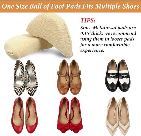 2 Pairs Toe Inserts for Shoes Too Big Reusable Shoe Inserts Foam Toe Filler Shoe Fitters Toes Insert Half-Size Toes Pads Cushion Insert for Women Men Loose Shoes, High Heels, Sneakers, Boots in Saudi Arabia