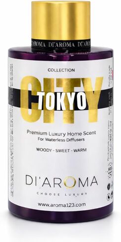 مزيج الزيوت العطرية من دي أروما مالاجا 120 مل - زيت ناشر ممتاز للمنزل، موزع روائح الزيوت العطرية بدون ماء، عطر منزلي طويل الأمد، مجموعة المدينة، صنع في الولايات المتحدة الأمريكية (120 مل، مالقة) in Kuwait