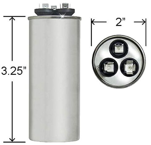 4JR0530 - Aftermarket Replacement for Diversitech Round Dual Run Capacitor 30 + 5 uf MFD 440 Volt in Saudi Arabia