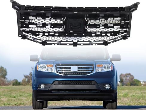 Front Grille Compatible with 2010-2013 Mercedes Benz E-Class W212 E350 E550,Replaces OEM A2128800583 A2128801083 MB1200155 in Saudi Arabia