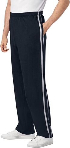 KingSize Men's Big & Tall Striped Lightweight Sweatpants in Saudi Arabia