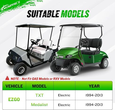 مجموعة عمود المحور الخلفي EZGO، عمود المحور الخلفي لعربة الجولف مع مجموعة سدادة تحمل تناسب حامل ميدالية EZGO TXT الكهربائية 1994-2013، EZGO خلفي محور المحور الخلفي جانب السائق وجانب الركاب OEM # 20377G11 20377G12 in Kuwait