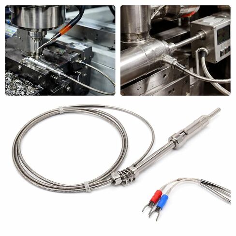 K Type Thermocouple Probe with Thread Compression Spring Design for 0-400℃ Industrial Temperature Measurement Sensor in Saudi Arabia