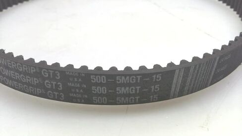 GATES 500-5MGT-15 15MM Wide SYNCHRONOUS Belt 100 Teeth, 212 MAX Temp, 500MM Outside Length, Black, POLYCHLOROPRENE (Neoprene), Power Belt, Section 5M in Saudi Arabia