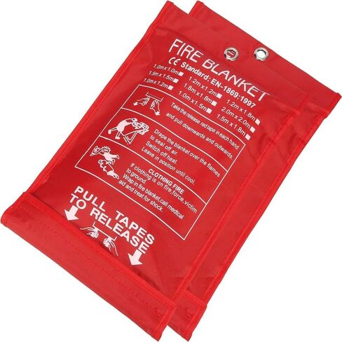 Fire Blanket, Fire Blankets Emergency for Home and Kitchen for Home,Grill, Car, Office, Warehouse(1 Pack) in Saudi Arabia