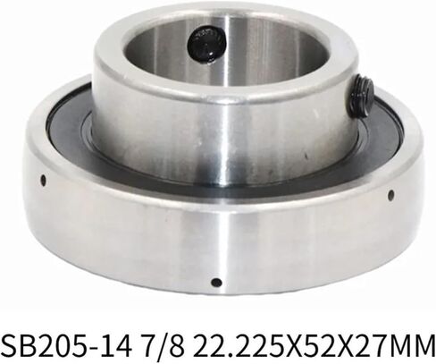 1 قطعة SB205-14 7/8 22.225x52x27 مللي متر بوصة إدراج تحمل القوس الخارجي مسطحة القاع مع السلك العلوي in Saudi Arabia