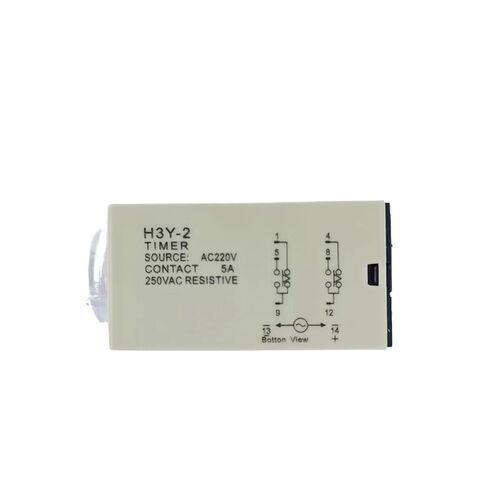 10 قطعة في صندوق واحد H3Y-2 AC220V الاتصال 5A 250VAC مقاوم 12170N مرحل مصعد قطع غيار المصاعد قطع الغيار in Saudi Arabia