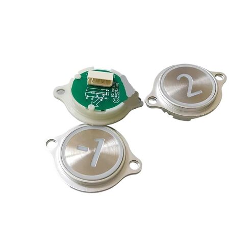 Elevator Button with Braille Red Light Elevator Spare Parts Lift Parts KM863233H03 KDS50/KDS300 AL in Saudi Arabia