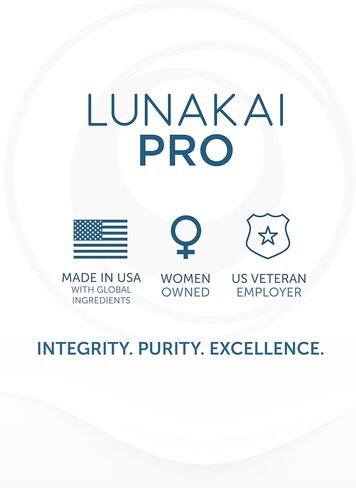Lunakai USA Made مركب مغنيسيوم 7 في 1 للنساء والرجال - مزيج 405 مجم مع B6 P-5-P للعضلات اليومية والنوم والتوتر ودعم الطاقة، غير معدل وراثيًا، 60 قيراط in Saudi Arabia