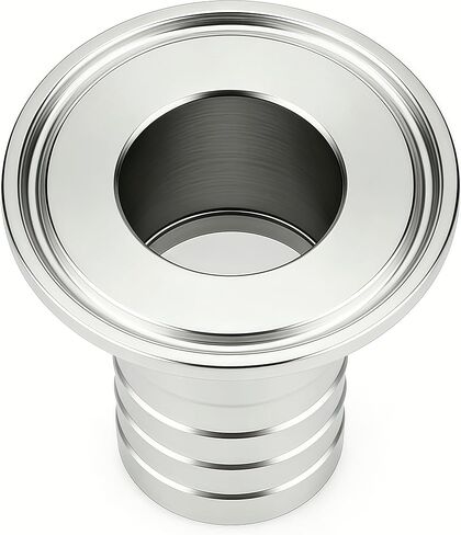 1.5 "ثلاثي المشبك إلى 1-1/2" خرطوم الشائكة محول SUS304 خرطوم صحي وصلة أنابيب بارب 1 قطعة مع خرطوم المشبك in Kuwait