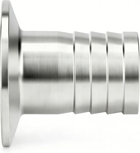 1.5 "ثلاثي المشبك إلى 1-1/2" خرطوم الشائكة محول SUS304 خرطوم صحي وصلة أنابيب بارب 1 قطعة مع خرطوم المشبك in Kuwait