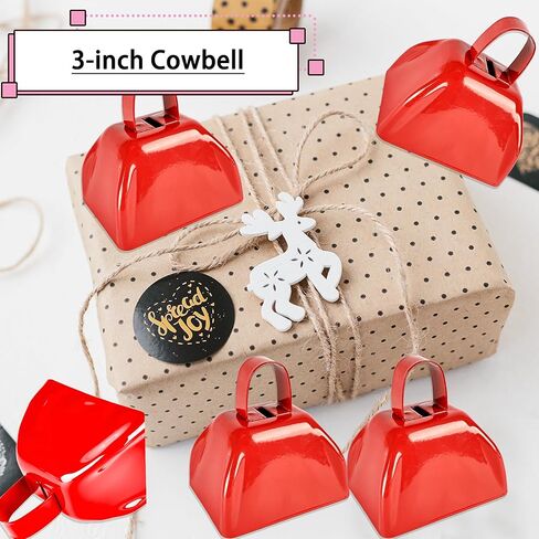 16 Pack Steel Cowbell Noise Maker Loud Cheering Small Cow Bells 3 Inch Hand Percussion Colored for Sporting Events Football Games Parties (Color Set 1) in Saudi Arabia