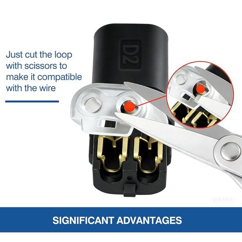 100pcs Double Wire Plug in Connector with Lock Strip Connector,Wire Quick Connectors Low Voltage Lever Wire Connector 2 Pin for Strip Lights DIY Crafting,LED Light Strips Connectors 2 Pin,Model Kits in Saudi Arabia