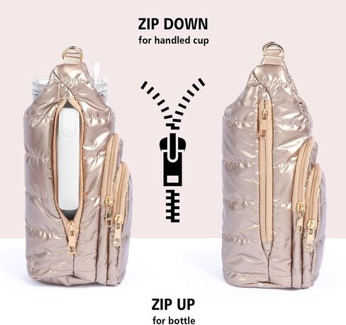 Water Bottle Holder with Strap，Water Bottle Carrier Bag for Stanley 40 oz/30 oz Tumbler with Handle,Water Bottle Crossbody Bag Sling Purse for Walking Hiking in Saudi Arabia