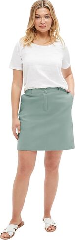 ellos Women's Plus Size Chino Skort in Saudi Arabia