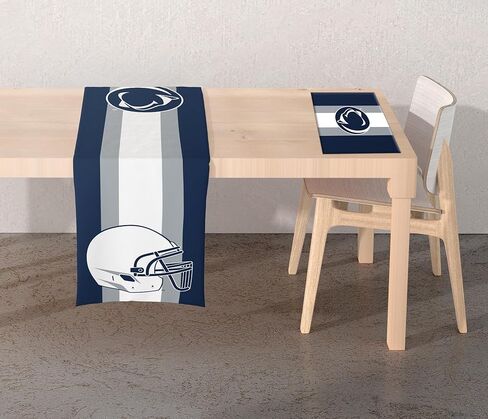 NCAA Big Logo Repeat 2-Sided Place Mat & Table Runner Set in Saudi Arabia