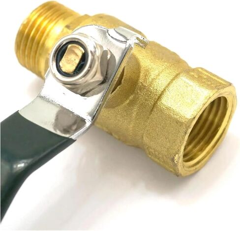1/2" Internal Thread to 1/2" External Thread Brass Ball Valve with Handle Pn 0.8 Mpa Suitable for air, Natural Gas, Water, Fuel in Saudi Arabia