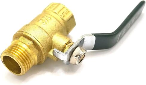 1/2" Internal Thread to 1/2" External Thread Brass Ball Valve with Handle Pn 0.8 Mpa Suitable for air, Natural Gas, Water, Fuel in Saudi Arabia