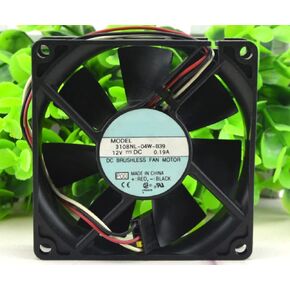 for 3108NL-04W-B39 12V 0.19A 80X80X20MM 3-Wire Cooling Fan in Saudi Arabia