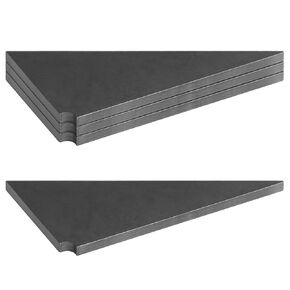 heneng 4 Pcs Steel Gusset Plates with Weld Notch,4" x 8" x 1/4",Triangle Welding Steel Gusset Plate in Kuwait