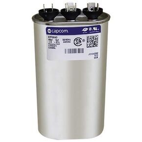 CBB65-40 + 5 uF MFD x 440 VAC CBB65 Replacement Dual Capacitor Oval # C4405L / 97F9843 in Kuwait