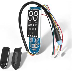 Scooter Dashboard Accessory Compatible with Segway Ninebot F20 F25 F30 F35 F40 F60 Kickscooter, Motherboard Display Panel Circuit Board with Plastic Cover & Waterproof Cover in Kuwait