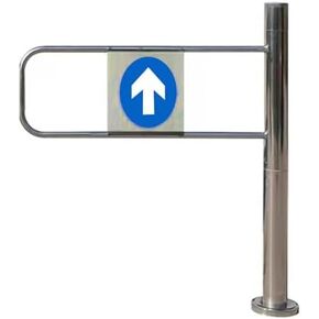 Supermarket Swing Gate,1-Way Door Swing Gate Stainless Steel, Universal Supermarket Entrance Safety Gate, 20 24 35 39 43 in Width Single Door Revolving Barrier Doo in Saudi Arabia