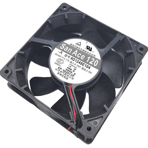 9G1248E104 DC48V 0.17A 8.16/2.5 واط 120 مللي متر 12 سنتيمتر 12038 2-سلك مروحة التبريد in Kuwait