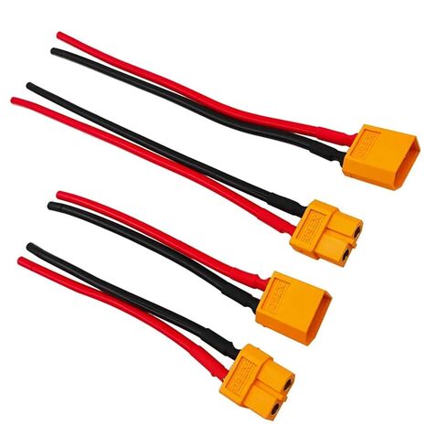 10PCS XT60 XT-60 Male Female Bullet Connectors Plugs with PVC 14 AWG Wire(TX60-M-15CM 10PCS) in Saudi Arabia