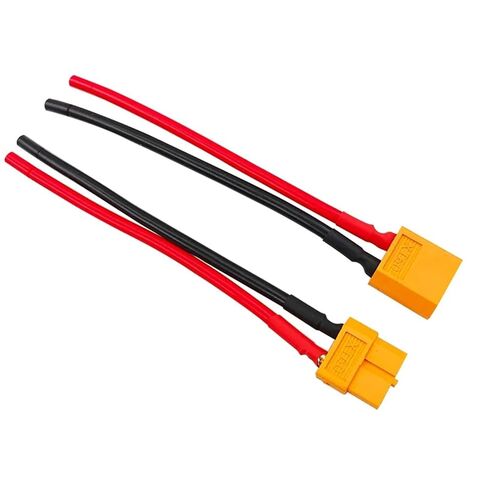 10PCS XT60 XT-60 Male Female Bullet Connectors Plugs with PVC 14 AWG Wire(TX60-M-15CM 10PCS) in Saudi Arabia