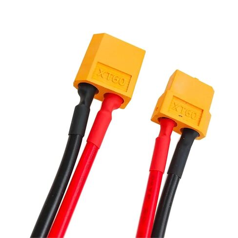 10PCS XT60 XT-60 Male Female Bullet Connectors Plugs with PVC 14 AWG Wire(TX60-M-15CM 10PCS) in Saudi Arabia