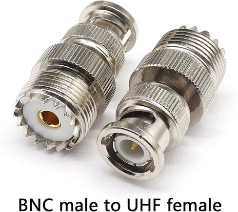 B N C Male to SO239 U H F Female B N C Male to U H F Female Walkie-Talkie Adapter All Copper 1Pcs in Kuwait