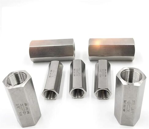 1 قطعة 1/8 "1/4" 3/8 "1/2" 3/4 "1" 304/316 صمام فحص أحادي الاتجاه من الفولاذ المقاوم للصدأ (ND50,316 الفولاذ المقاوم للصدأ) in Saudi Arabia