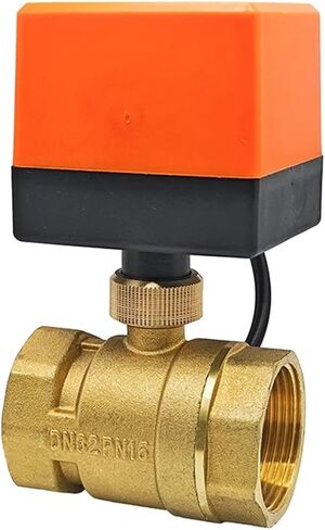 1/2 3/4 1 1-1/4 1-1/2 2 Inch Electric Ball Valve Brass Solenoid Valves Two-Way AC220V DC24V DC12V 1Pcs(1/2",24VAC) in Saudi Arabia