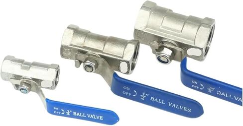 1 Pcs 1/4" 3/8" 1/2" 3/4" 1" 1-1/4" 1-1/2" 2" Internal Thread 304 Stainless Steel 1 Piece Reduced Diameter Ball Valve 1.6Mpa(ND50) in Saudi Arabia