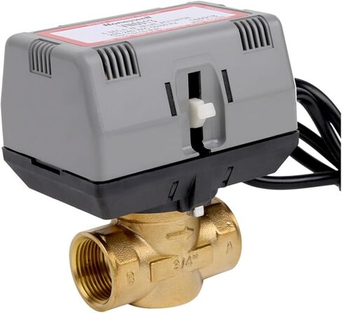 صمام إيقاف نحاسي بمحرك 3/4 بوصة 1 بوصة ثنائي الاتجاه AC220V مع ملف مروحة VC6013 كرة كهربائية (0.5 بوصة) in Kuwait