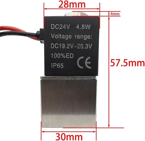 DC12V 24V AC110V 220V مغلق عادة 1/4 بوصة صامت ثنائي الاتجاه صمام الملف اللولبي الهوائي 1 قطعة (6 مللي متر ، تيار مستمر 12 فولت) in Kuwait