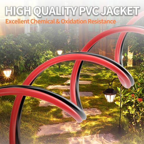 Energeaster 16 Gauge Wire, 16AWG Automotive Electrical Wire 50FT 2 Conductor Red Black 12V/24V DC Cable LED Strips Extension Cord for Light RC Car Speaker Wire in Saudi Arabia