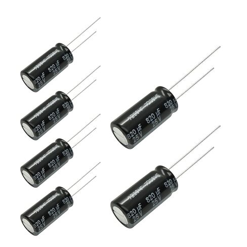 Replacement for 6 pcs Panasonic FR Series Capacitors 25V 820uf Ultra Low ESR in Saudi Arabia