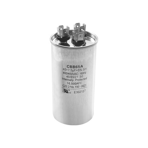Z97F9969 45/7.5 uF MFD Dual Run Capacitor 400/450V - OEM Upgraded Replacement for Genteq Z97F9969 & GE AC Units in Saudi Arabia