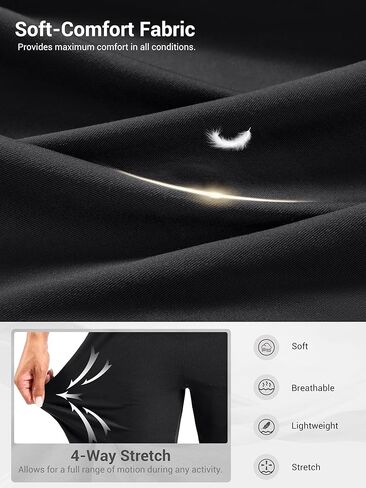 SANTINY Women's 7"/9" Bermuda Long Shorts Lightweight High Waisted Walking Casual Running Workout Athletic Short with Pockets in Saudi Arabia