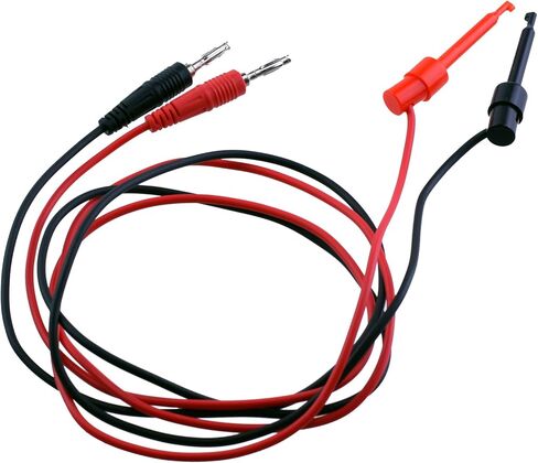 Tekpower TL18 مقابس الموز إلى وصلات اختبار Minigrabbers، 38 بوصة، مجموعتان في كل عبوة in Kuwait